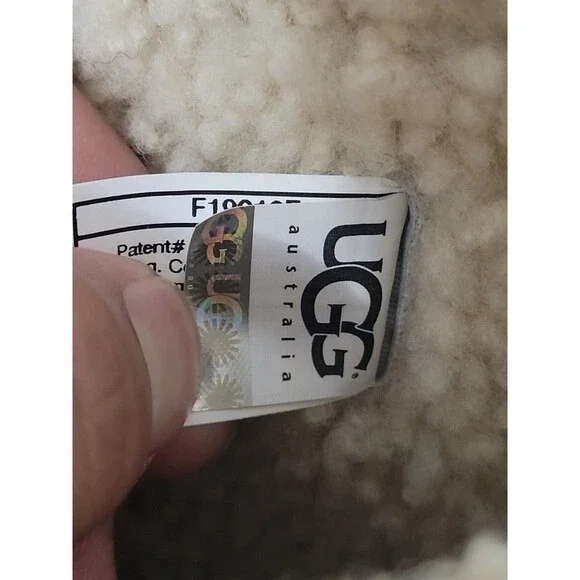 UGG Australia Adirondack Tall Leather Sheepskin Winter Boots Women 10 Chestnut - Picture 5 of 14